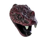 Aztec Death Whistle - 125dB Loudest Human Scream, Snake Head Skull Design, Mexican Whistle with Pouch for Halloween Gag Gift (Color B)