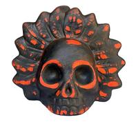 Aztec Death Whistle, 126 dB+ Human Screaming Sounds, Halloween Theme Party Skull Human Loud Screaming Aztec War Whistle