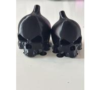 Aztec Death Whistle 2 Pack, 3D Printed Screamer Whistle for Rituals, Festivals, Pranks, Display, Loudest Bone-Chilling Human Scream Sound, Traditional Mesoamerican Amazon Silbato de La Muerte Azteca