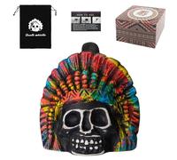 Aztec Death Whistle, Aztec Death Whistle with Authentic Human Sounding Screams, Extremely Loud War Whistle, At 125+ Decibels, Horror Decoration for Halloween & Day of the Dead (G)