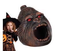 Aztec Death Whistle, Aztec Whistle, Portable Whistle, Chimpanzee Roar Sound Effect for Party Camping, Self-Defense Historical Cultural Teaching