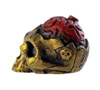 Aztec Death Whistle - Brain Design Noise Maker, Loudest Authentic Human Sounding Screams | Warning Device Loud Attention Signal Whistles For Hiking Backpacking Camping & Halloween Party