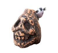 Aztec Death Whistle - Clay Screaming Skull Whistle, Chilling Human Cry Sound Collector’s Item | Unique Halloween Decor, Outdoor Scary Sound Effect, Perfect for Spooky Parties, Work Place Displa