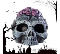 Aztec Death Whistle - Death Whistle | Aztec Deaths Whistles Loudest | Deaths Whistles | Halloween Scary Whiistle | Scary Brain Design Prank Warning Tool For Youth Photo Prop Camping Hiking Nighttime H