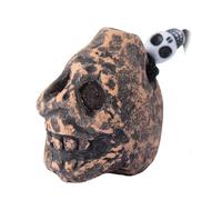 Aztec Death Whistle - Large Skull, Real Replica Primary Sound | Realistic Screaming Sound Tool, Handmade Ceramic Whistle, Ancient Mayan Warrior Whistle for Halloween, Prank, Collector