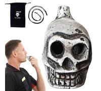 Aztec Death Whistle | Loud Death Cry Creepy Whistle | Thunder Echoes Of Ancient Warriors Decibels High Decibels Human Screams For SuppliesPortable Solution: Carry Your Azt Whistle