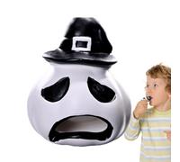Aztec Death Whistle - Loud Screaming Skull Whistle | Authentic Handcrafted Ceramic Prop for Halloween | Creates Terrifying Human-Like Scream for Horror Collectors & Parties