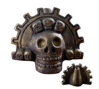 Aztec Death Whistle - Loud Skull Design War Instrumen, Loud Whistle Skull Shaped, Aztec Death Sound Maker Loudest | 4.09x3.62x2.95 In, Authentic Voice Maker With Sound, For Modern Application