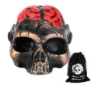 Aztec Death Whistle, Loudest 125+ Decibel Screaming Authentic War Whistle with Skull Design for Mexican Festival Halloween Pranks Easy to Blow Terrifying Sound