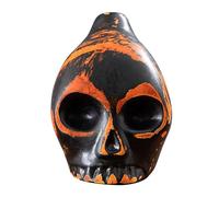 Aztec Death Whistle Loudest 125+ Decibels, Silbato de la Muerte Azteca - Haunting Ceramic Scream for Halloween & Day of the Dead (Brown)