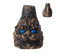 Aztec Death Whistle - Mini Ghost Whistle Halloween Trick Toy, Ancient-Sounding Clay Survival for Camping, Outdoor Safety, Party Favors & Scary Prank Gift for Kids & Adults