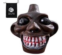 Aztec Death Whistle Real Screaming Authentic Loud Demon Shaped Modern Application (red)
