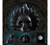 Aztec Death Whistle, Real Screaming Aztec Death Whistle, Death Whistle, 125+Db Authentic and Real Human Scream, Noisiest Ceramic Whistle (BLACK)