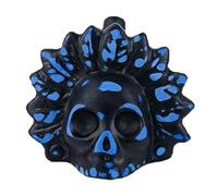 Aztec Death Whistle, Real Screaming Aztec Death Whistle, Death Whistle, 125+Db Authentic and Real Human Scream, Noisiest Ceramic Whistle (Blue Black)