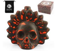 Aztec Death Whistle, Real Screaming Aztec Death Whistle - Loudest Scream Whistle at 125+ Decibels, Aztec Ghost Whistle, Death Scream Whistle, Gifts for Collectors Halloween The Feast of the Dead (B)