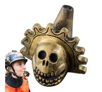 Aztec Death Whistle, Scary Sounding Aztec War Whistle, Human Screaming Aztec Whistle, Creative Ancient Whistle for Unique Sound Effects, Loud Aztec War Cry, Ritual and Decorative Item