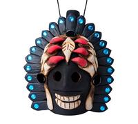 Aztec Death Whistle - Screaming Aztec Whistle - Silbato Azteca de la Muerte - Emits Terrifying Human Screams up to 125 DB (Black Obsidian)