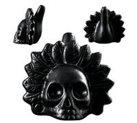 Aztec Death Whistle, SGZIOO Aztec Death Whistle with Drawstring Bag, Aztec Skull Whistle, Death Whistle for Halloween, Day of the Dead, Christmas
