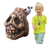 Aztec Death Whistle, Skull Whistle, Halloween Atmosphere Creation | Screaming Death Human Cry Collectible Aztec Skull Art & Decor For Halloween & Outdoors, Spooky Art & Decor, Outdoor Display