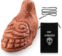 Aztec Death Whistle - Strongest Authentic Human Cries, 125+ Decibels, Crying Aztec War Whistle, Whistle