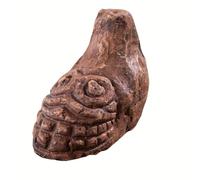 Aztec Death Whistle, Up To125+ Decibels Loud Real Screaming Aztec Death Whistle Loudest Authentic Human Authentic Human Ehecachichtli Sounding Screams War Whistle (Light Gray)