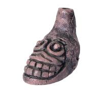 Aztec Death Whistle, Up To125+ Decibels Loud Real Screaming Aztec Death Whistle Loudest Authentic Human Authentic Human Ehecachichtli Sounding Screams War Whistle (Pink)