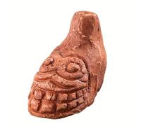 Aztec Death Whistle, Up To125+ Decibels Loud Real Screaming Aztec Death Whistle Loudest Authentic Human Authentic Human Ehecachichtli Sounding Screams War Whistle (Ceramic)