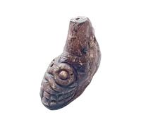 Aztec Death Whistle, Up To125+ Decibels Loud Real Screaming Aztec Death Whistle Loudest Authentic Human Authentic Human Ehecachichtli Sounding Screams War Whistle (Dark Grey)