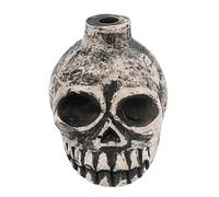 Aztec Death Whistle - Worlds Loudest Skull Whistle, Portable Ceramic Crow with Spooky Sound, Instrument with Material, Halloween Accessory for Haunted Parties Rituals Costume Events