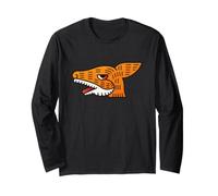 Aztec Deer Mazatl Symbol Mesoamerican Codex Art Long Sleeve T-Shirt