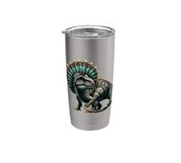 Aztec Dinosaur T-Rex Stainless Steel Insulated Tumbler