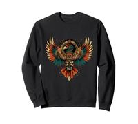 Aztec Eagle Mexican Mythology Mayan Feathered Serpent Sweatshirt
