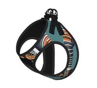Aztec Elephant Pattern Print Pet Vest Harnesses Leash Set Reflective Puppy Vest Dogs Walking Training Dog Harness