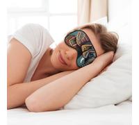 Aztec Elephant Pattern Print Soft Eye Mask for Sleep Mask Sleep Eye Mask for Women Men Sleeping Sleeping Travel