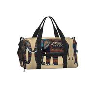 Aztec Elephant Print Handheld Crossbody Sports Luggage Bag