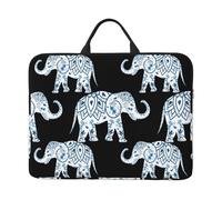 aztec elephant Printed 14 Inch Laptop Sleeve Case with Handle Portable Computer case Laptop Bag with Zipper