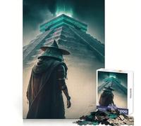 Aztec Empire 1000 Piece Jigsaw Puzzles for Teenagers Jigsaw Thought Training Casual Relaxation Uniform Cut Birthday Present (38x52cm)