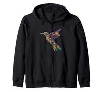 Aztec God Humming Bird Quetzalcoatl Toltec Inca Mayan Zip Hoodie