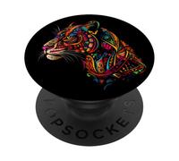 Aztec God Jaguar Native Mexican Pride Quetzalcoatl Mayan PopSockets Adhesive PopGrip