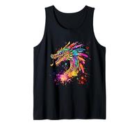Aztec God Quetzalcoatl Feathered Serpent Mexican Mythology Tank Top
