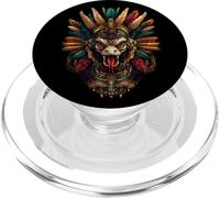 Aztec God Quetzalcoatl Mexican Mythology Feathered Serpent PopSockets PopGrip for MagSafe