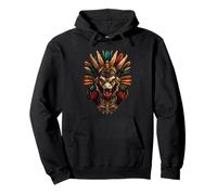 Aztec God Quetzalcoatl Mexican Mythology Feathered Serpent Pullover Hoodie