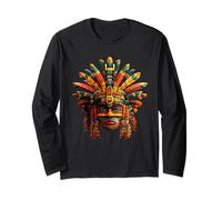 Aztec God Toltec Inca Mayan Mexican Mythology Quetzalcoatl Long Sleeve T-Shirt