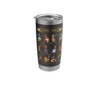 Aztec Gods Mayan Deity Ancient Aztec Civilization Stainless Steel Insulated Tumbler