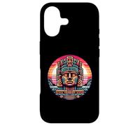 Aztec Gods Statue With A Sunrise. Mexican Mayan Mythology Case for iPhone 17