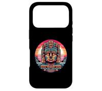 Aztec Gods Statue With A Sunrise. Mexican Mayan Mythology Case for iPhone 17 Pro
