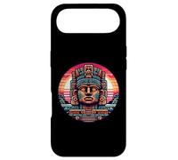 Aztec Gods Statue With A Sunrise. Mexican Mayan Mythology Case for iPhone Air