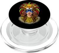 Aztec Jaguar Warrior Mayan Warrior Aztec Civilization PopSockets PopGrip for MagSafe