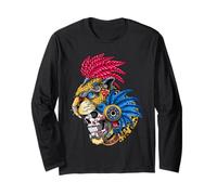 Aztec Jaguar Warrior Mexicans Culture Mayan Indigenous Long Sleeve T-Shirt