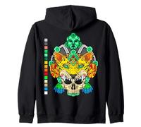 Aztec Jaguar Warrior Mexico Culture Mayan Indigenous Mexican Zip Hoodie